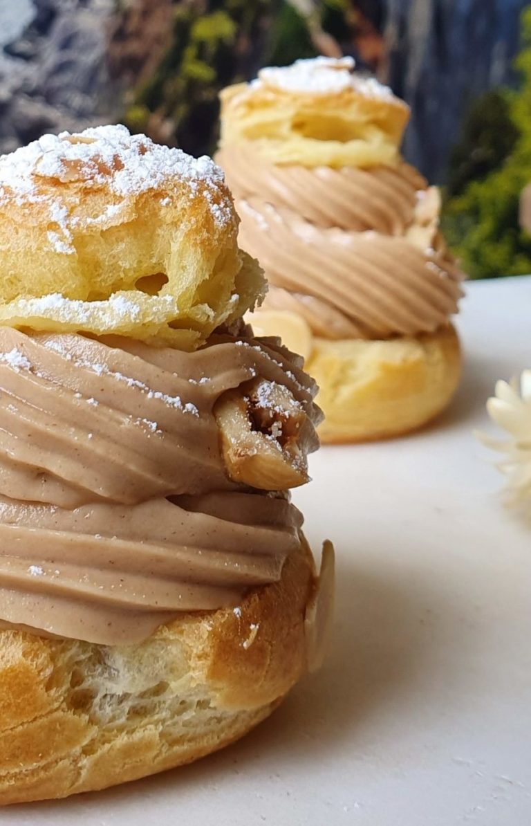 Zoom sur le chou Paris-Brest