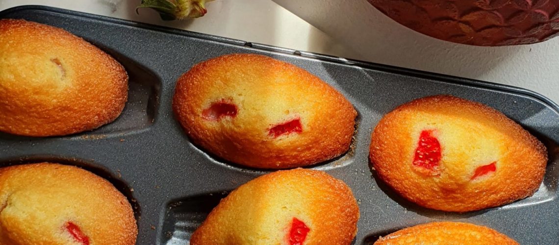 Madeleines fraises