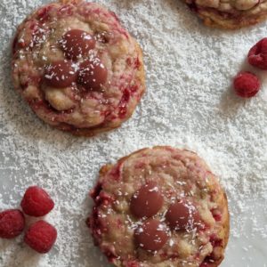 Cookie framboise coco